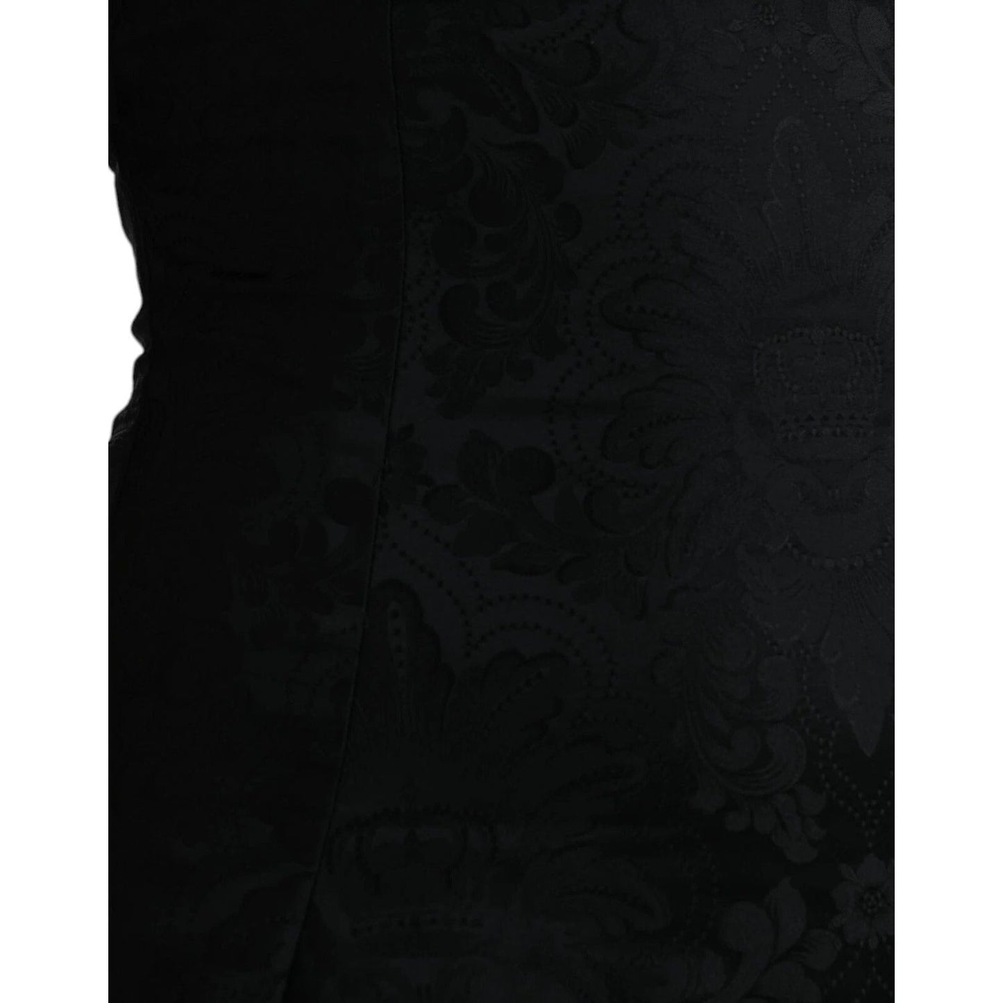 Dolce & Gabbana Black Sleeveless Bodycon A-line Mini Dress DR281164-40