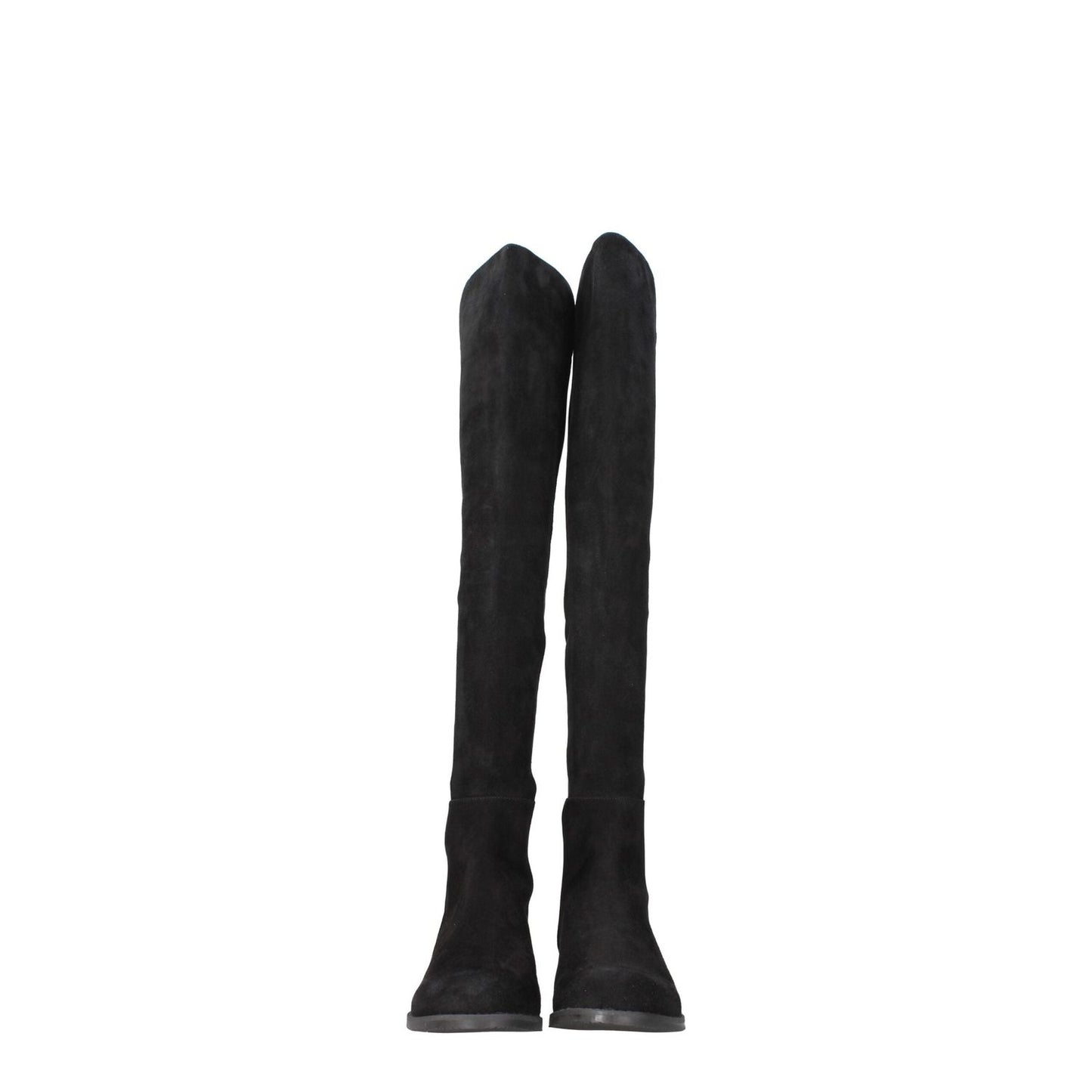 Stuart Weitzman Black Leather Over The Knee ST-8547198140681-EU35/US5