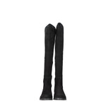 Stuart Weitzman Black Leather Over The Knee ST-8547198140681-EU35/US5