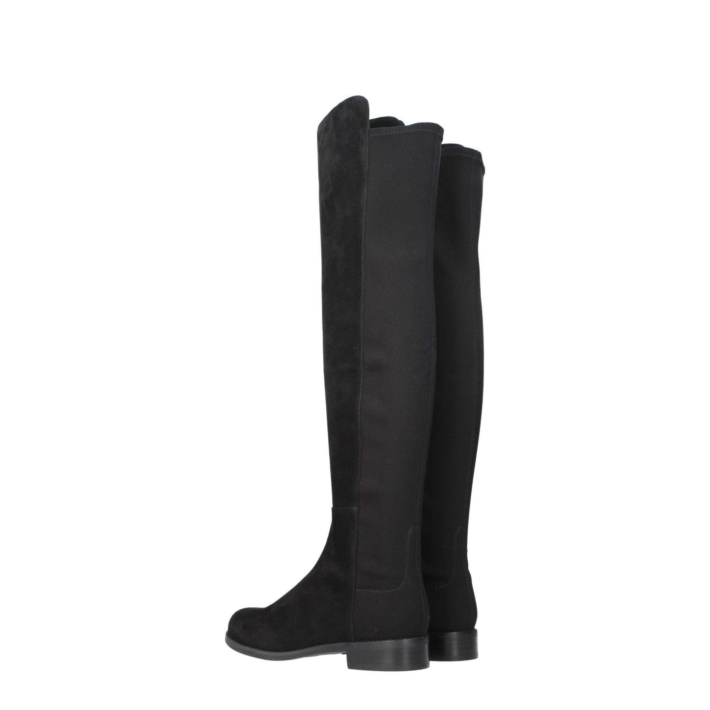 Stuart Weitzman Black Leather Over The Knee ST-8547198140681-EU35/US5