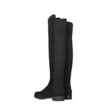 Stuart Weitzman Black Leather Over The Knee ST-8547198140681-EU35/US5