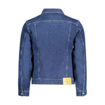 Calvin Klein Blue Cotton Men Jacket CA-33788-XXL