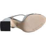 Dolce & Gabbana Silver Leather T-strap Heels Sandals Shoes LA11810-38
