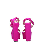Jimmy Choo Pink Satin Platforms JI-8547462086921-EU36/US6