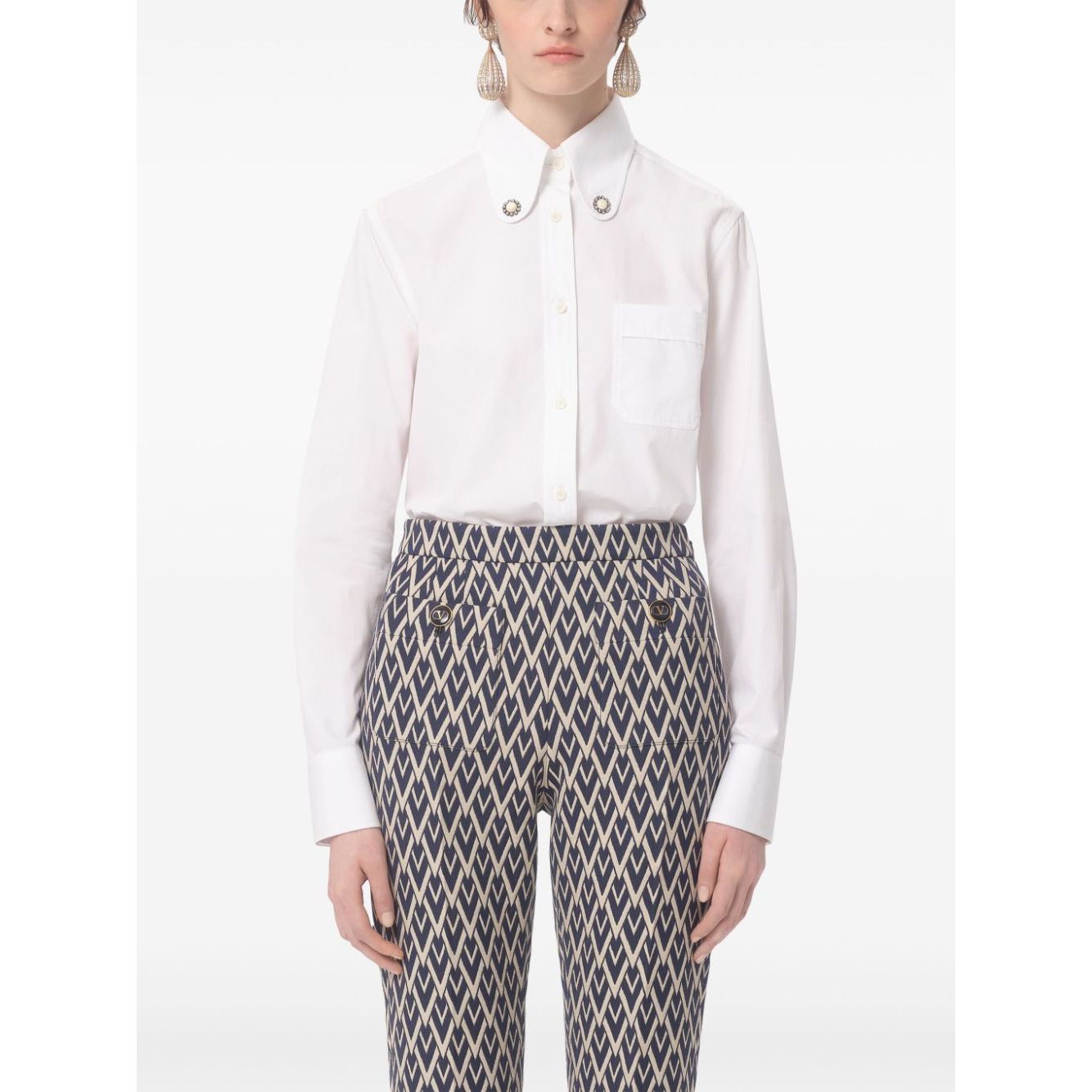 Valentino Cotton Poplin Shirt