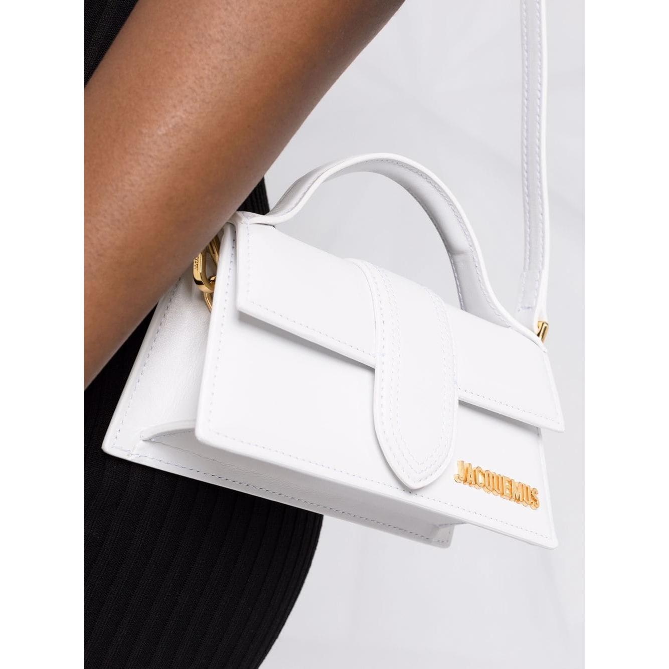 JACQUEMUS Le Bambino Long shoulder bag White