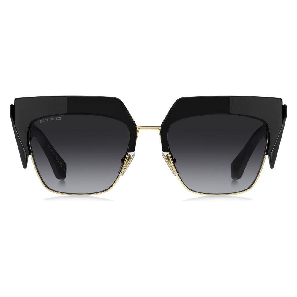 ETRO MOD. ETROCLUB square sunglasses for ladies with black frame and gradient lenses