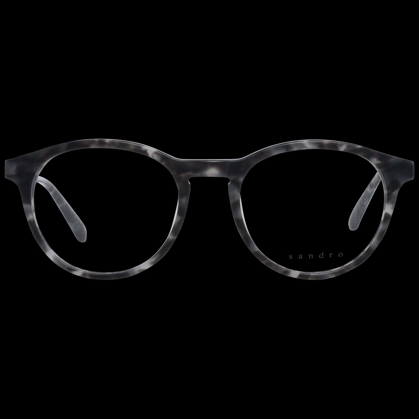 SANDRO MOD. SD1008 50207 elegant round eyeglasses for men, stylish gray acetate frame perfect for modern gents.