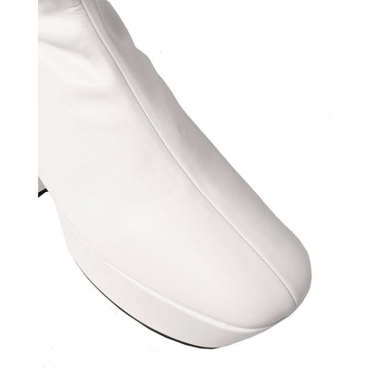 Prada White Polyethylene Lace-Up Boots