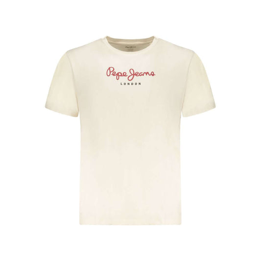 Pepe Jeans Beige Cotton Men's T-Shirt