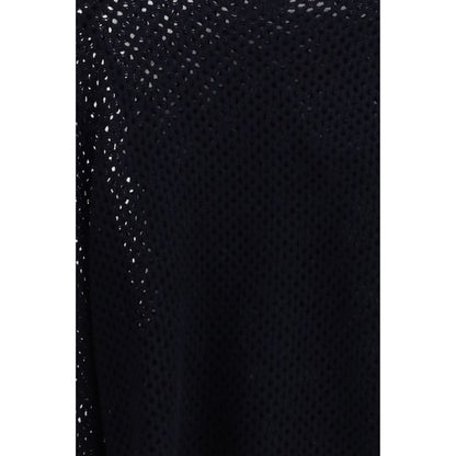 Allude Blue Wool Sweatshirt