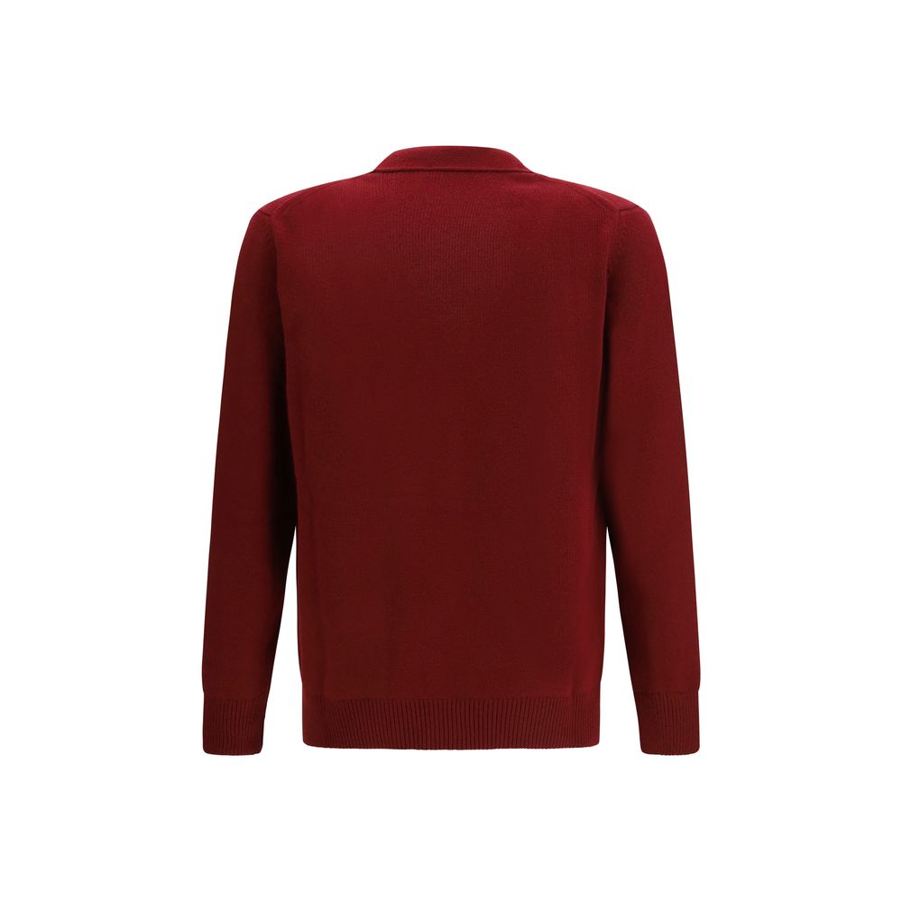 Gucci Bordeaux Wool Cardigan