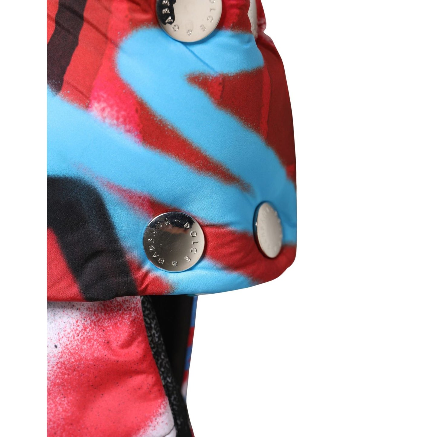 Dolce & Gabbana Multicolor Graffiti Whole Head Wrap Capello Hat