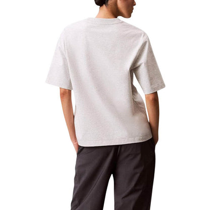 Calvin Klein Jeans Gray Cotton T-Shirt