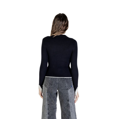 Karl Lagerfeld Black Viscose Sweatshirt