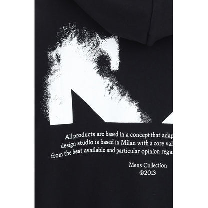 Off-White Black Cotton Sweatshirt