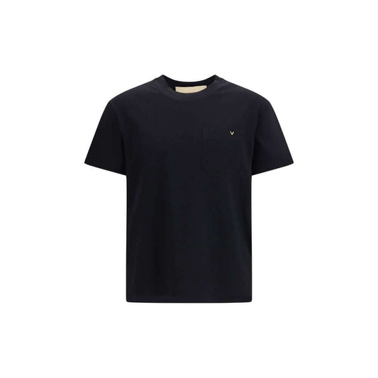 Valentino Garavani Black Cotton T-Shirt