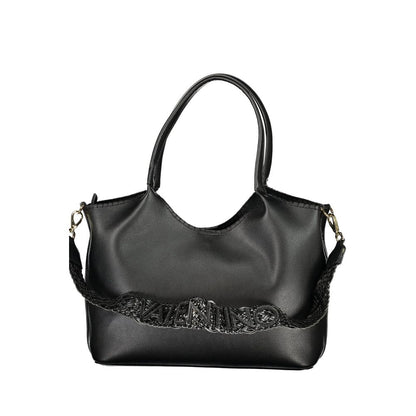 Mario Valentino Black Polyurethane Women's Bag