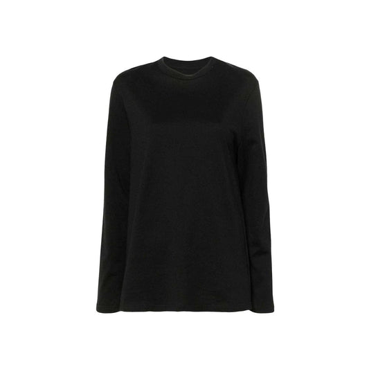 Jil Sander Black Cotton T-Shirt
