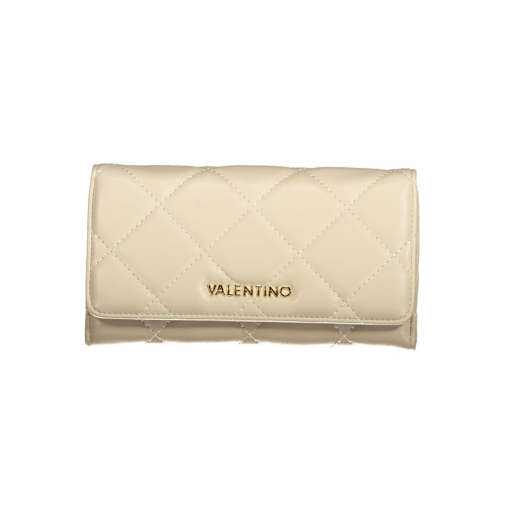 Mario Valentino Beige Polyurethane Women's Wallet