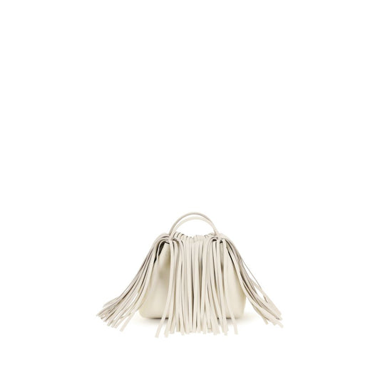 Givenchy Beige The Facet Nano Fringe Bucket Bag