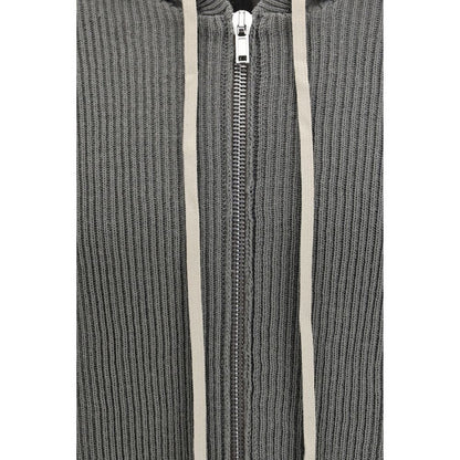 Rick Owens Bicolor Wool Oves Aries Hoodie