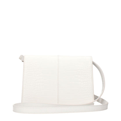 Karl Lagerfeld White Polyethylene Crossbody Bag