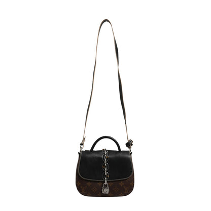 Louis Vuitton Calfskin Monogram Chain It Bag PM Black