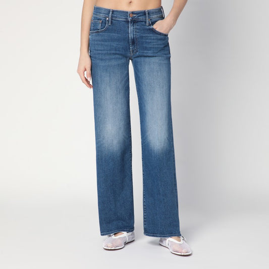 Mother The Mid Rise Maven Sneak jeans in washed blue 10788-2104DE/Q_MOTH-OVP_311