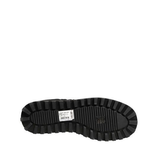 Dolce & Gabbana Black Quilted Effect Mid Calf Boots Shoes