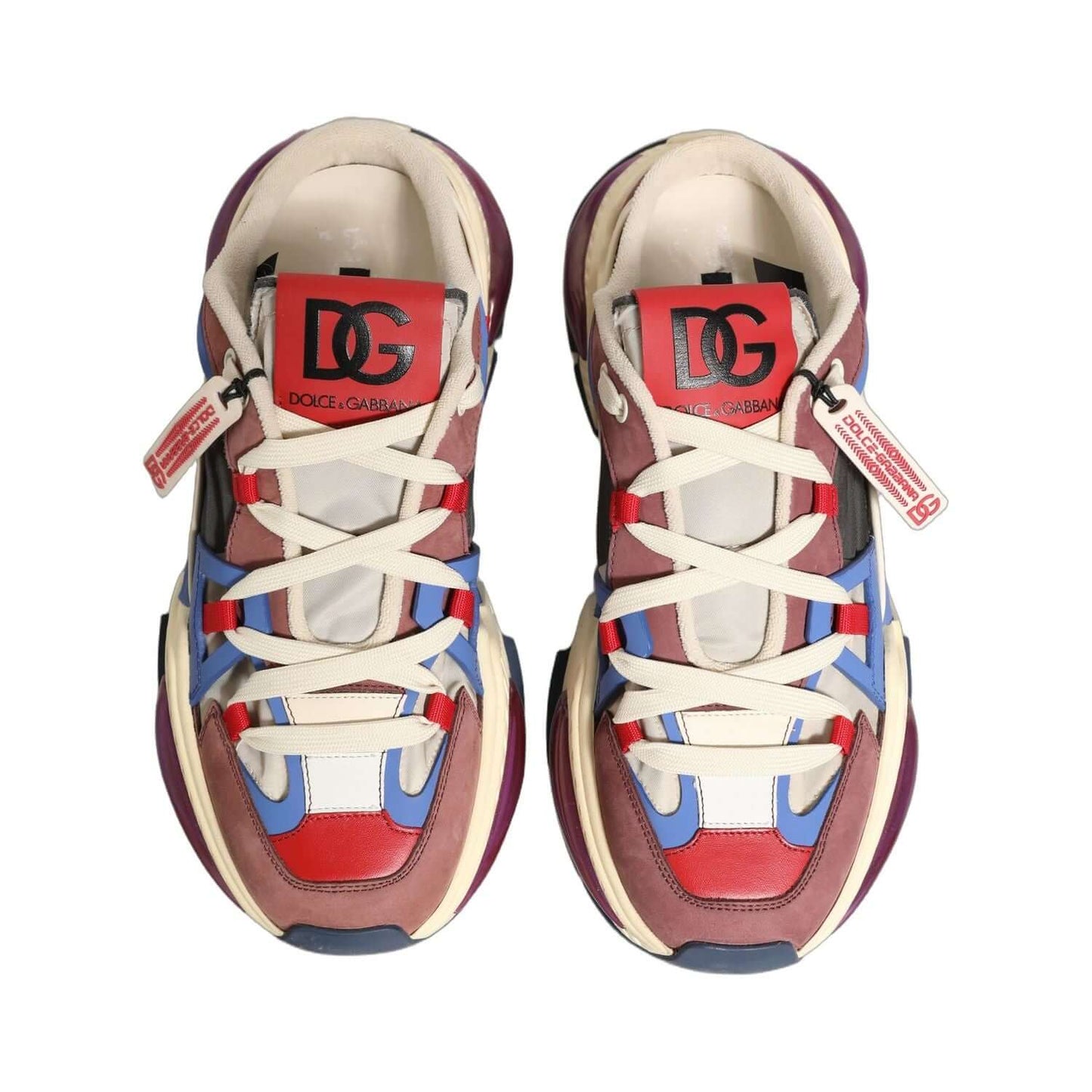 Dolce & Gabbana Multicolor Low Top Airmaster Sneakers Shoes