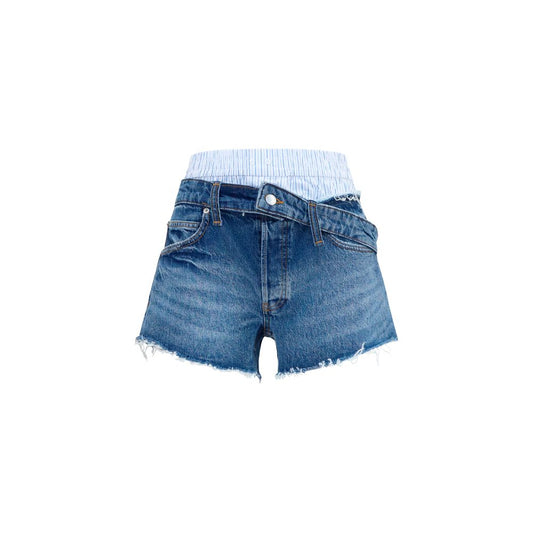 Alexander Wang Blue Denim Shorts