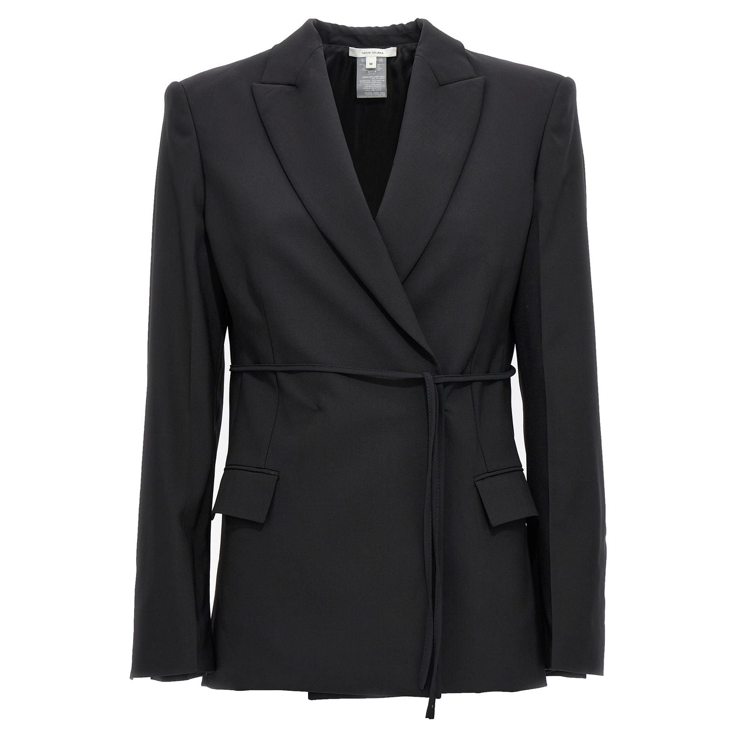 Nensi Dojaka Black Virgin Wool Blazer