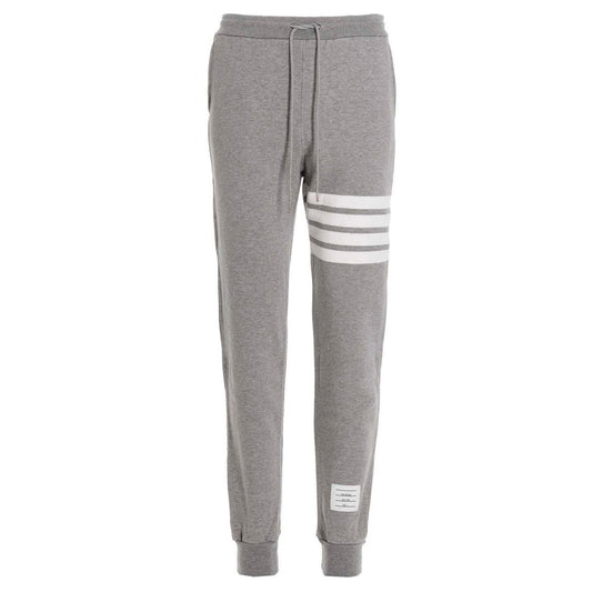 Thom Browne Gray Cotton Joggers (Workout Pants)