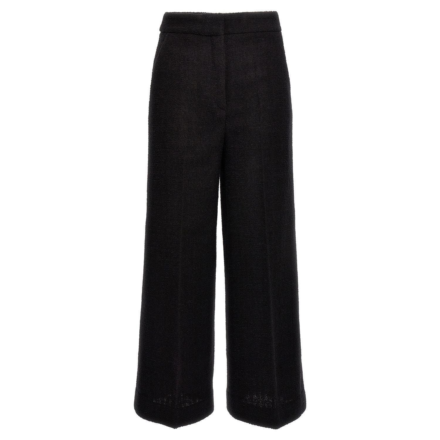 Moschino Black Wool Cropped Pants