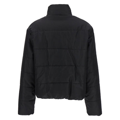 Moschino Black Polyamide Full-Length Jacket