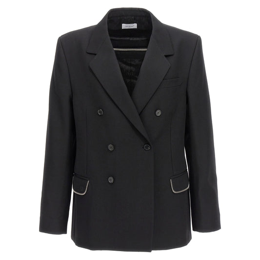 Off-White Black Virgin Wool Blazer