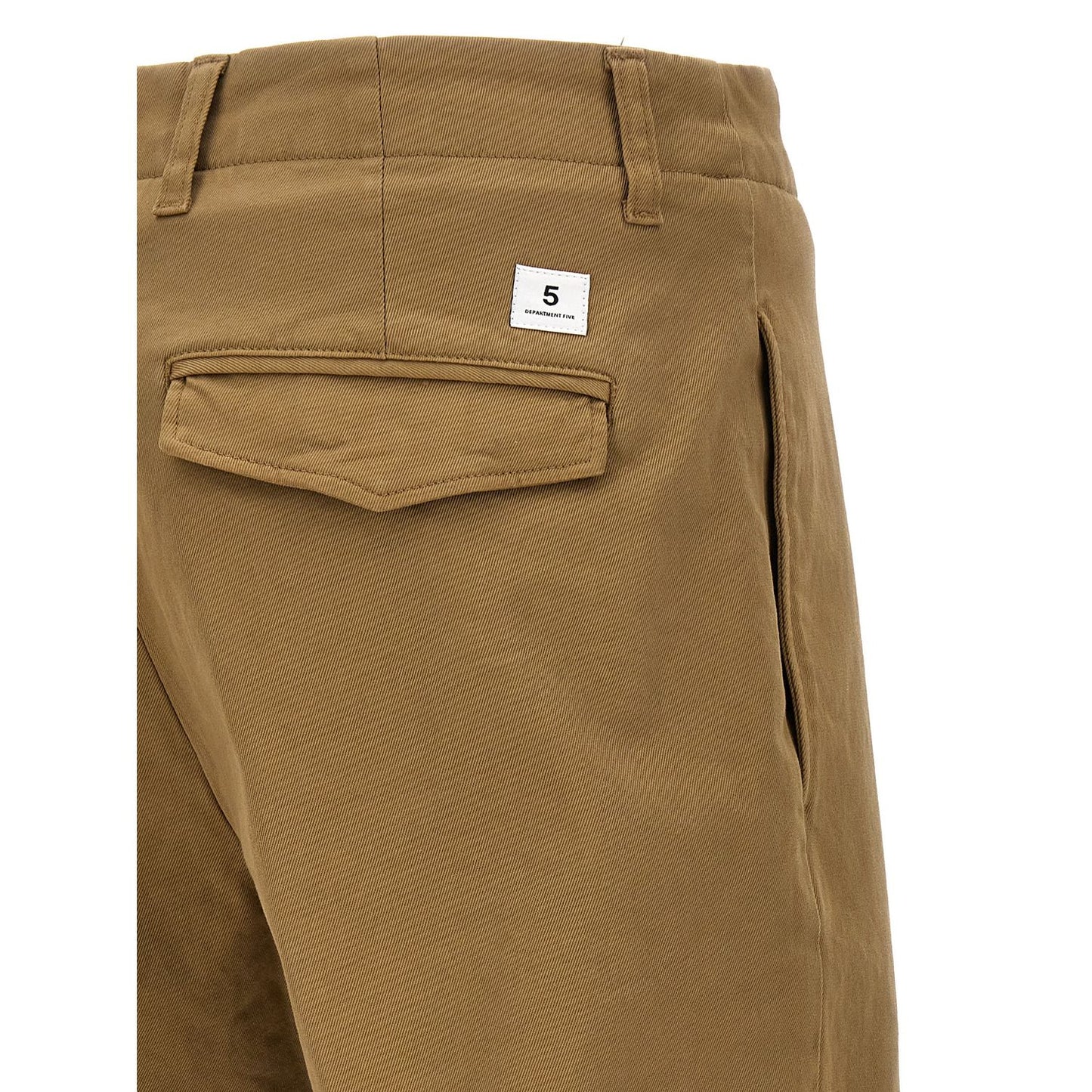 Department 5 Beige Cotton Casual Pants