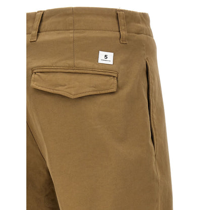 Department 5 Beige Cotton Casual Pants