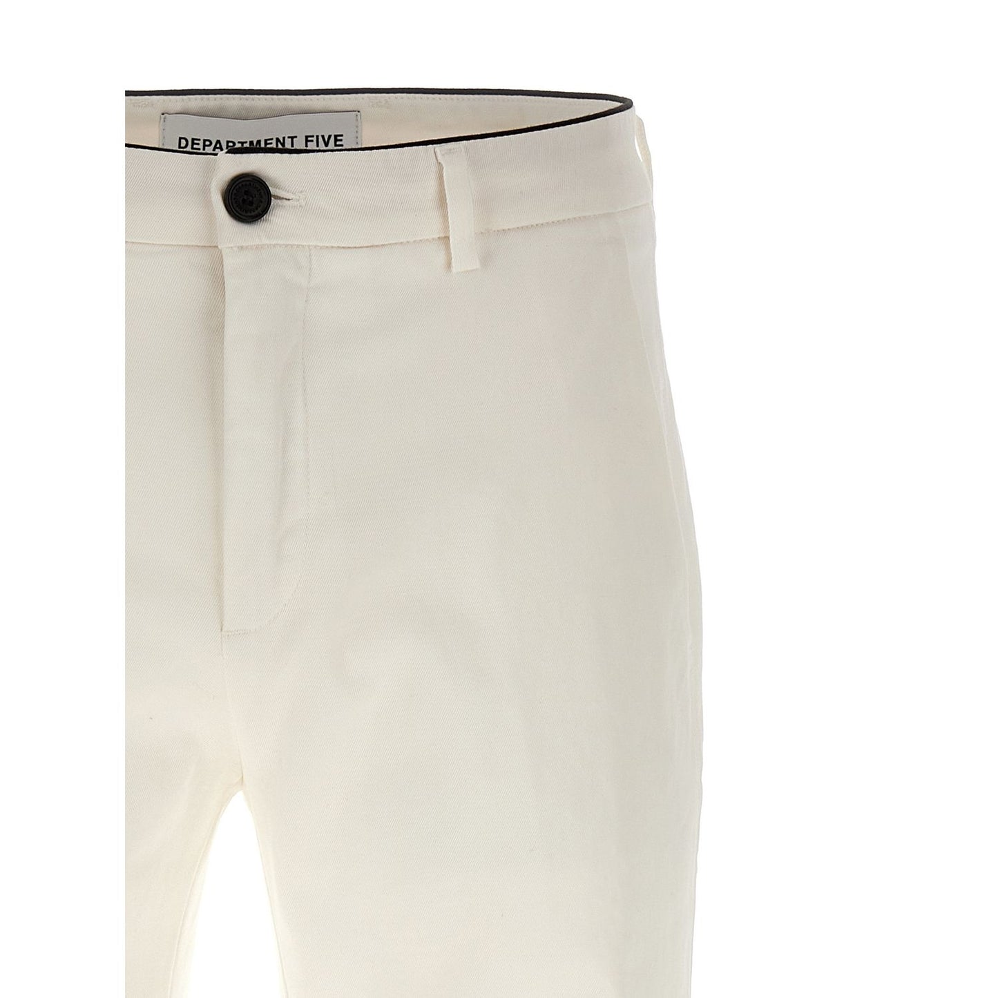 Department 5 White Cotton Pants