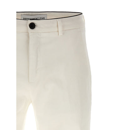 Department 5 White Cotton Pants