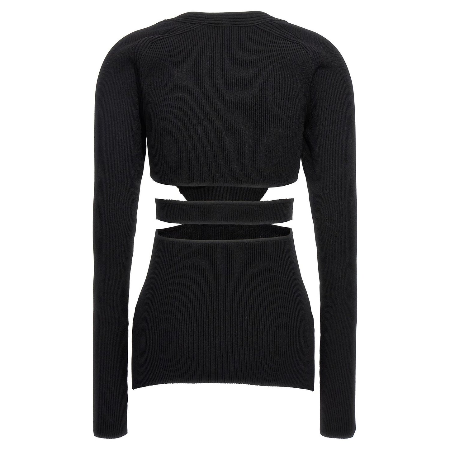 Nensi Dojaka Black Viscose Cardigan
