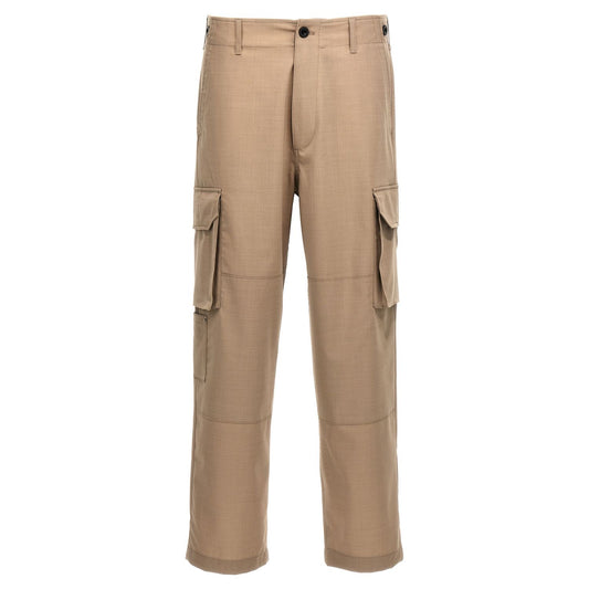 Department 5 Beige Polyester Cargo Pants