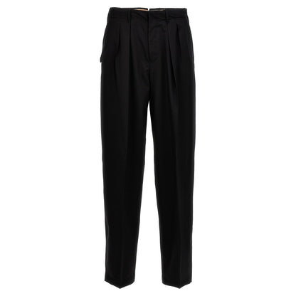 PT Torino Black Virgin Wool Dress Pants