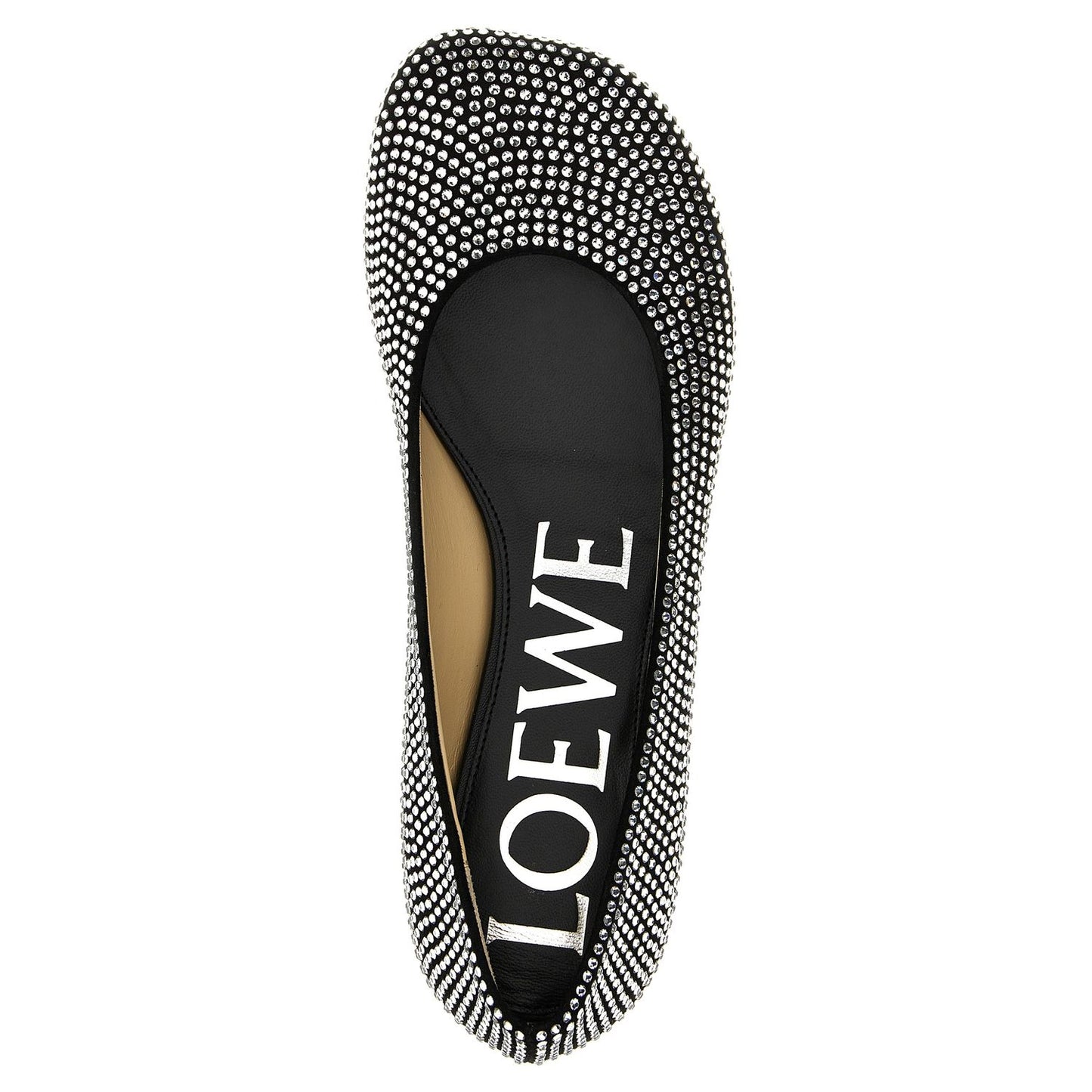 Loewe Black Goatskin Ballet Flats