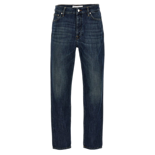 Department 5 Blue Cotton Straight-Leg Jeans