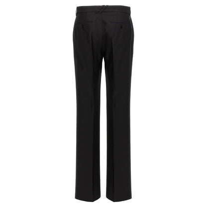 Burberry Black Virgin Wool Dress Pants