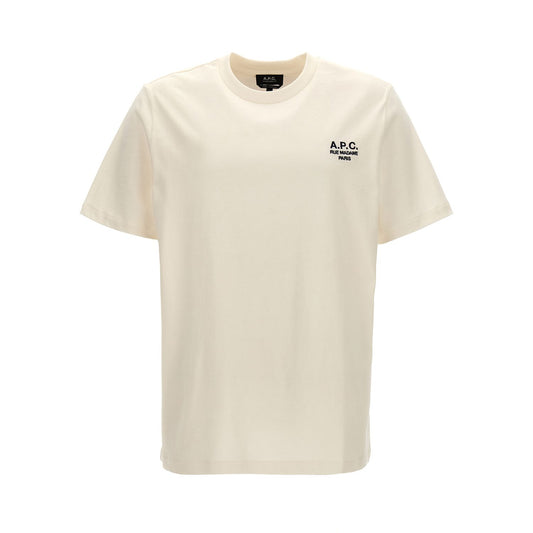 A.P.C. White Cotton T-Shirt