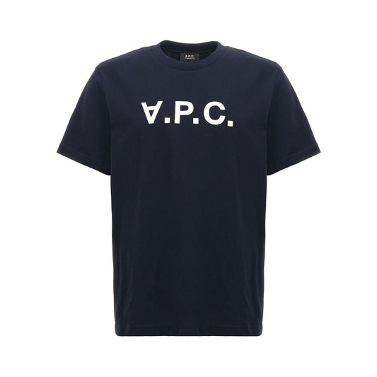 A.P.C. Blue Cotton T-Shirt