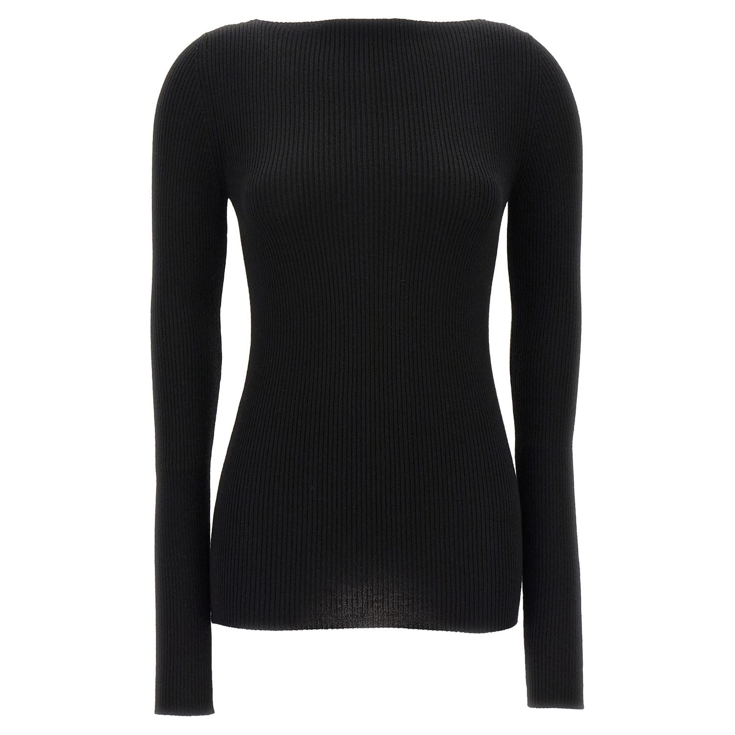 Rick Owens Black Wool Cardigan
